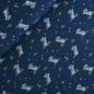 Preview: Baumwolljersey kleiner Wolf blau – FVJ